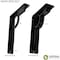 Ekena Millwork Maria Wrought Iron Bracket, (Triple center brace), Antiqued Silver 2"W x 5 1/2"D x 8"H BKTM02X05X08TMAASV - alternate 3